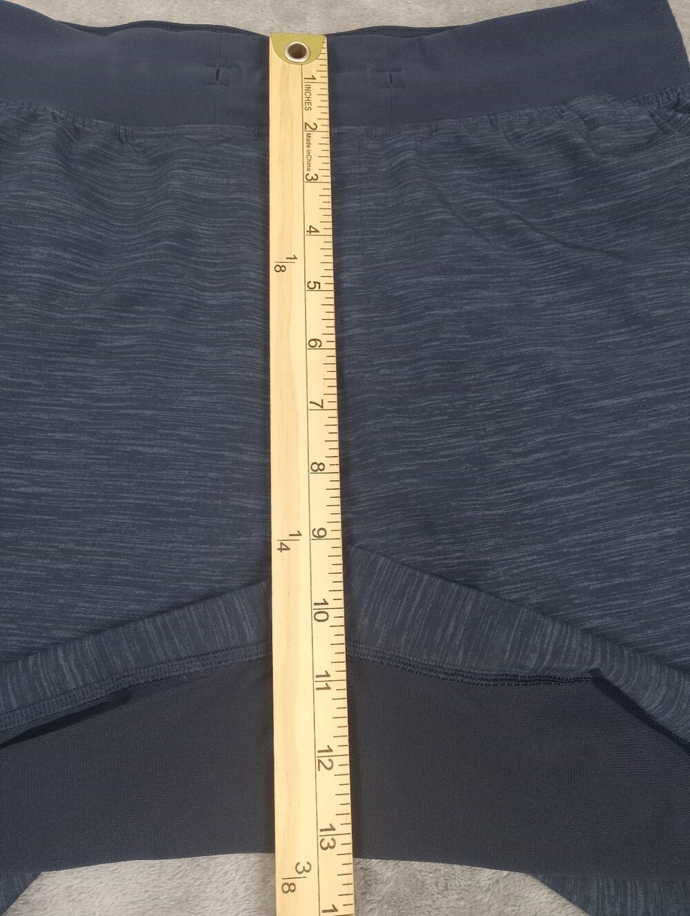 lululemon athletica Men's Performance Shorts in Dark Navy Heather Size Medium - Picture 9 of 14